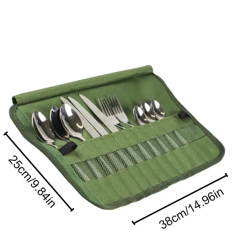 Уличная сумка для хранения посуды кемпинга барбекю столовых приборов