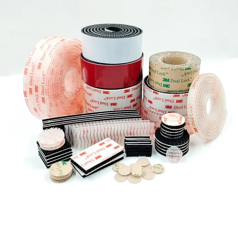 

3M SJ3541 Dual Lock 400 Type Self Adhesive Tape Double Sided Rubber 3M Tape 1in*1M Length Fasteners Tape