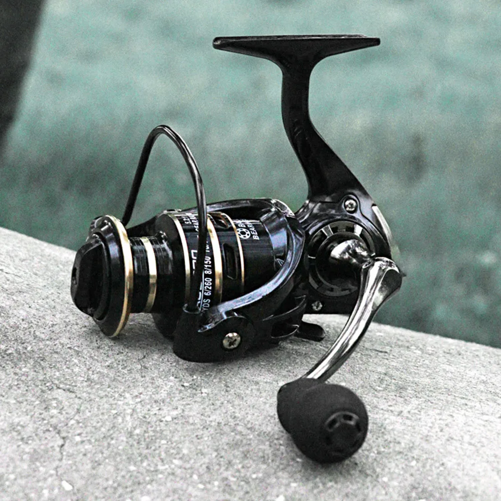 

Fishing Reels Fish Reel Prevent Sweating Thickened 13*12.5*7.6CM Bearing 1BB Black Chamfering Comfortable Grip