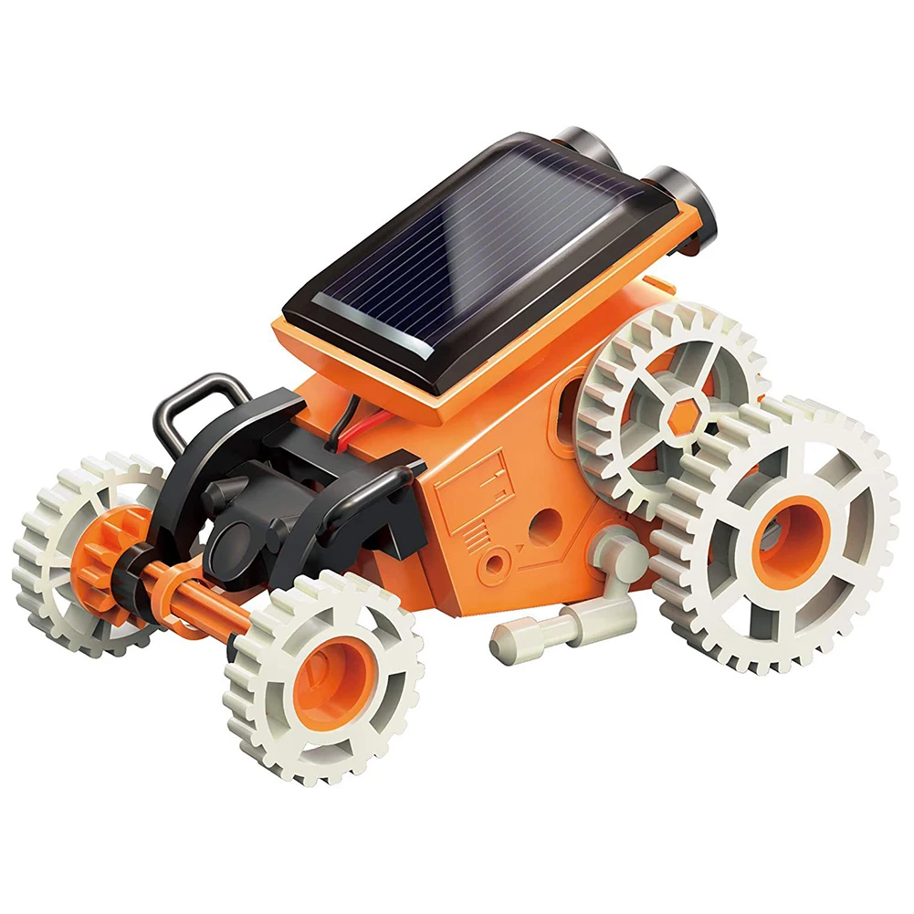 Практичный самодельный робот-трансформер на солнечной батарее 7 в 1 научная