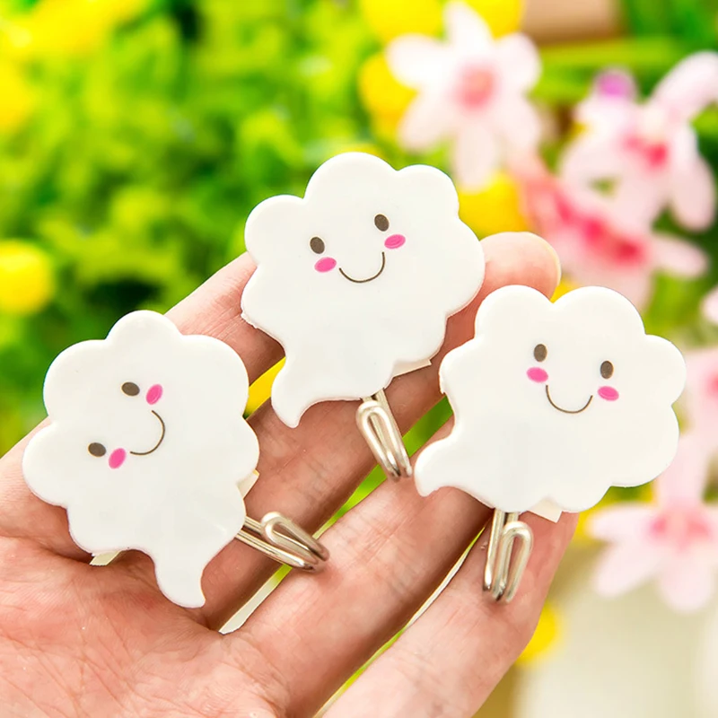 

Self Adhesive Sticky On Hooks Kitchen Bathroom Towel Useful Item