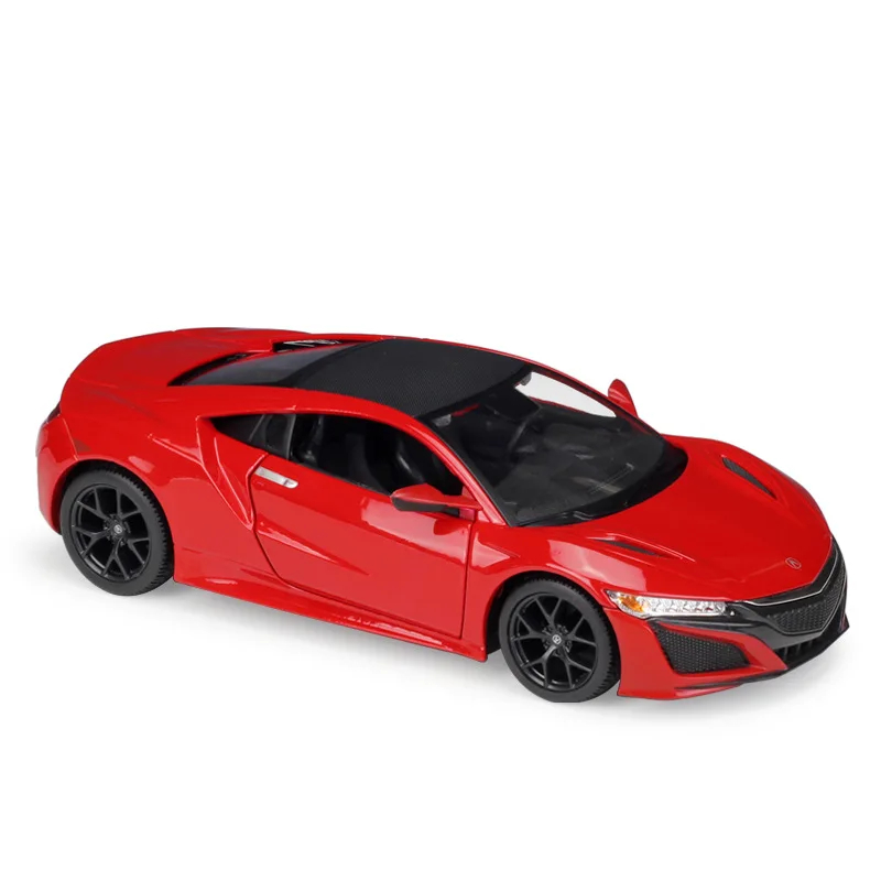 Фигурка Meritor 1:24 Acura 2018 ACURA NSX имитация спортивного автомобиля коллекция моделей