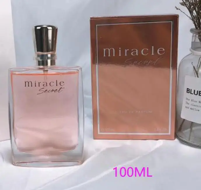 

top quality brand miracle secret Women perfume men floral long lasting natural taste with atomizer for men fragrances