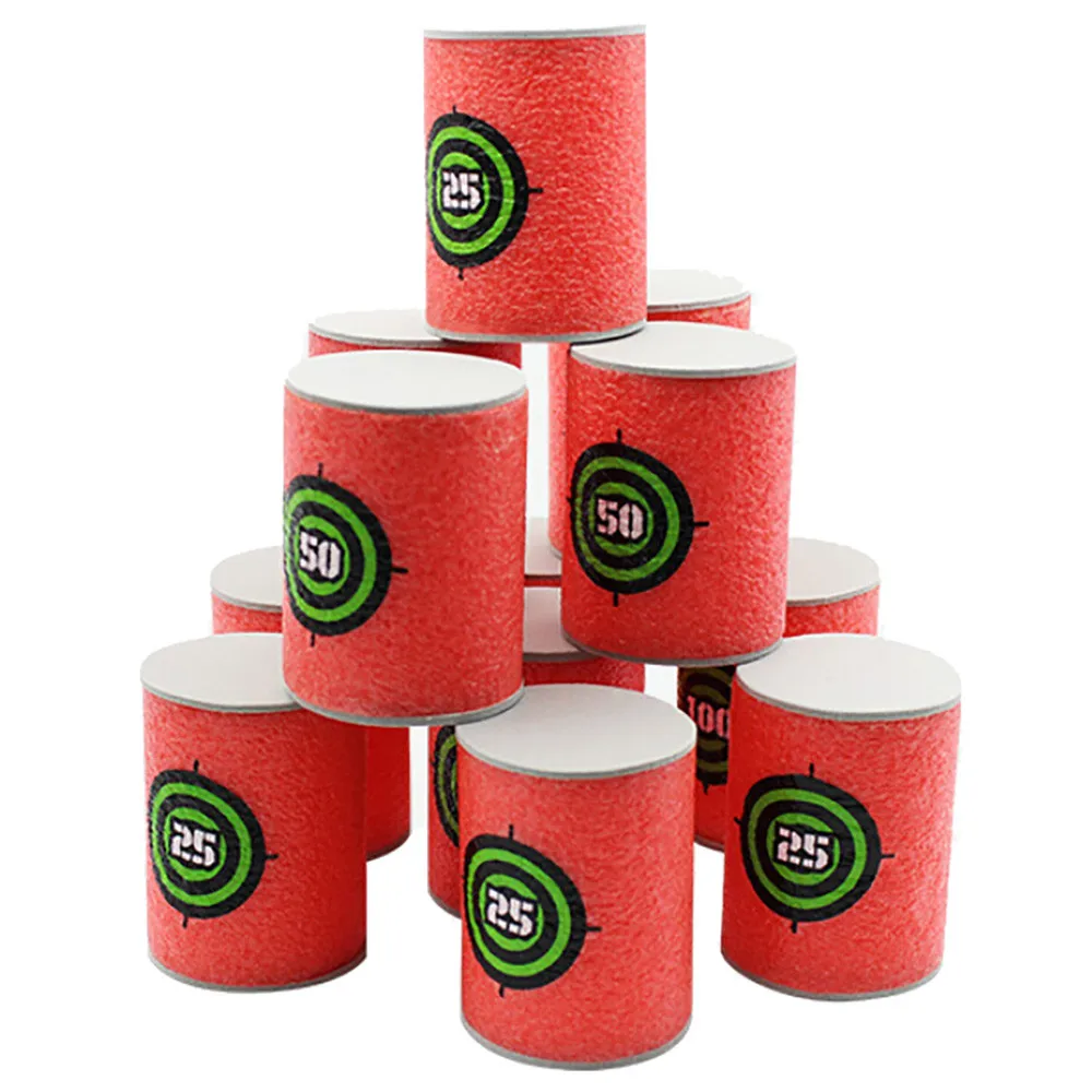 

6pcs EVA Soft Foam Bullet Target Dart Toys for Nerf N-strike Fixed Elite Games Kids Training Toy Shooting Game Accessories