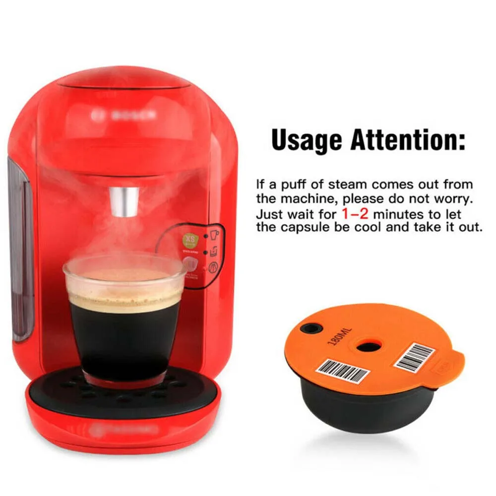 Universal Reusable Coffee Capsule Pod Cup Tool For Bosch-s Tassimo Machine |
