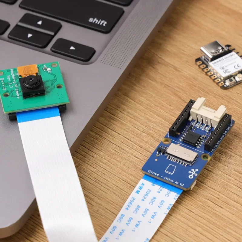 Модуль AI Grove-Vision V2-Arm Cortex-M55 и Ethos-U55 поддержка TensorFlow PyTorch Arduino Raspberry Pi Seeed Studio XIAO