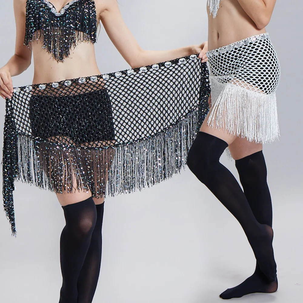 

Женская юбка для танца живота bellydance, яркий пояс для танца живота с блестками