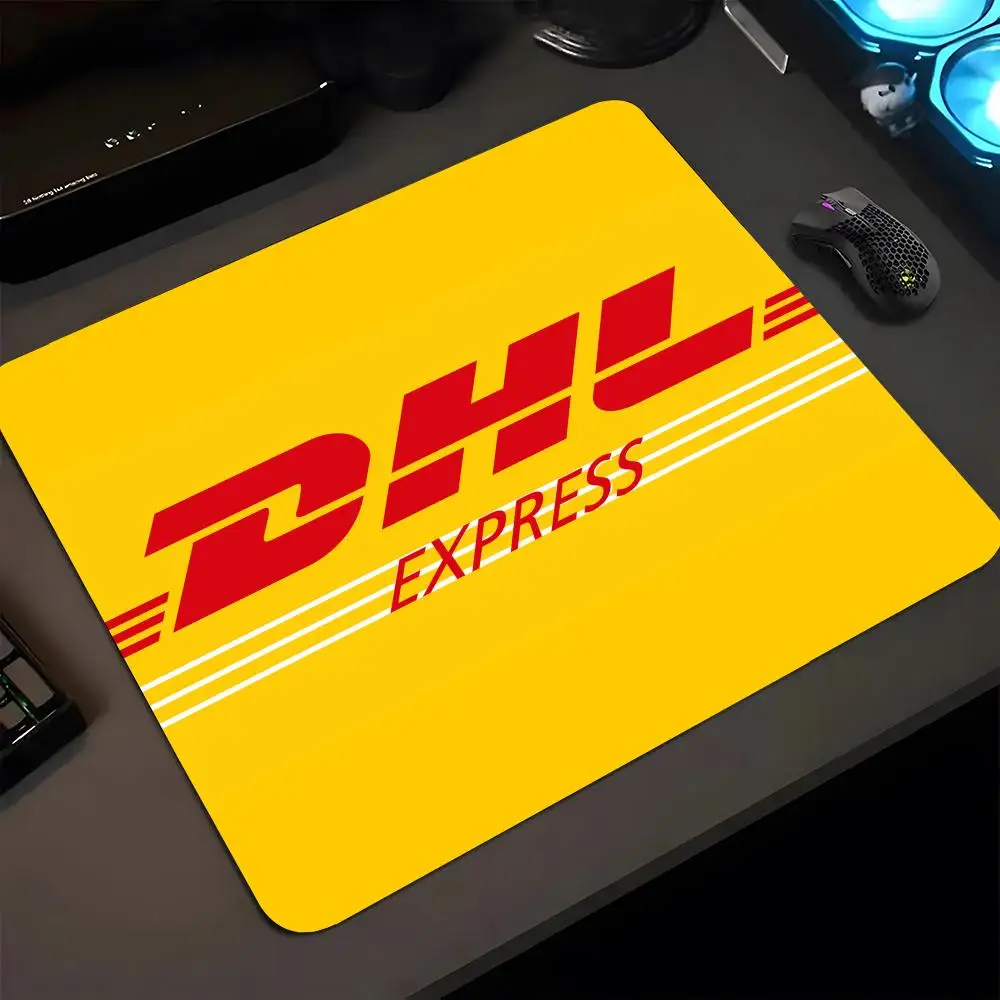 Простой коврик для мыши с ярлыком Dhl Express 18x22 см маленький клавиатуры застежкой по