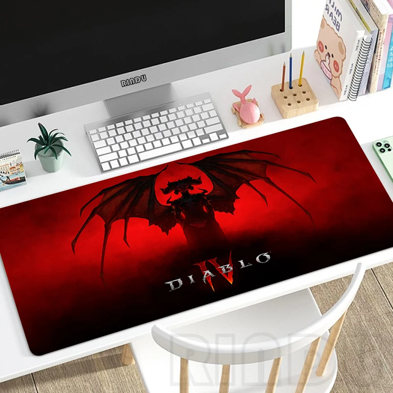 Игровой коврик для мыши большой Настольный Нескользящий Резиновый большие