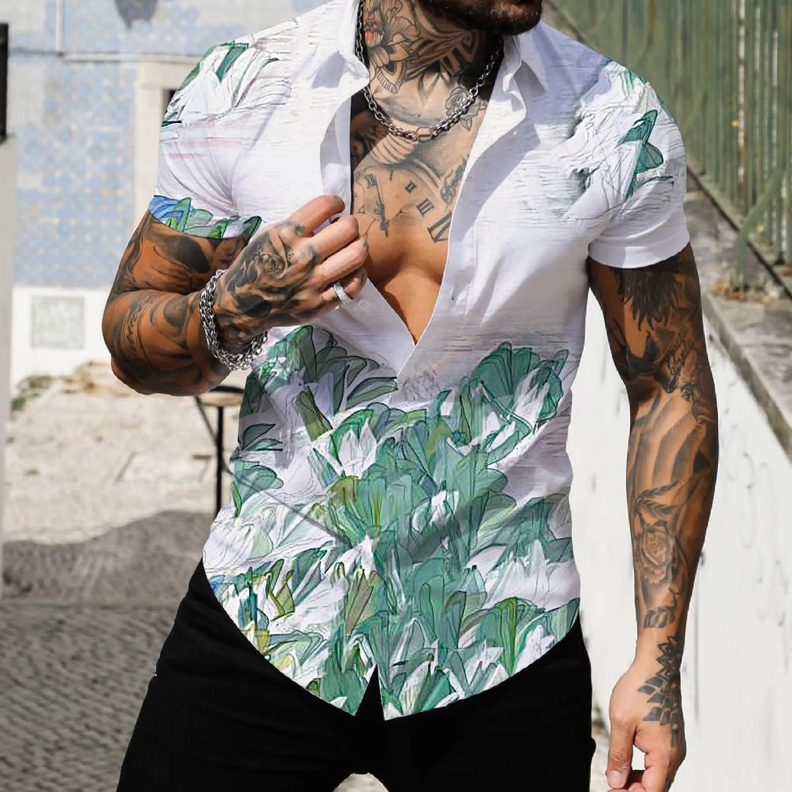 

Мужская однобортная Футболка с принтом, черная однобортная Повседневная футболка с лацканами и длинными рукавами для бега, весна-лето 2019