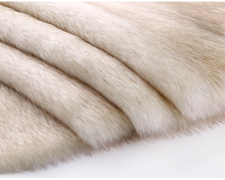 

Высококачественная имитация лисьего меха трава окрашенная острым мехом пальто воротник одежда плюшевая ткань для пэчворка