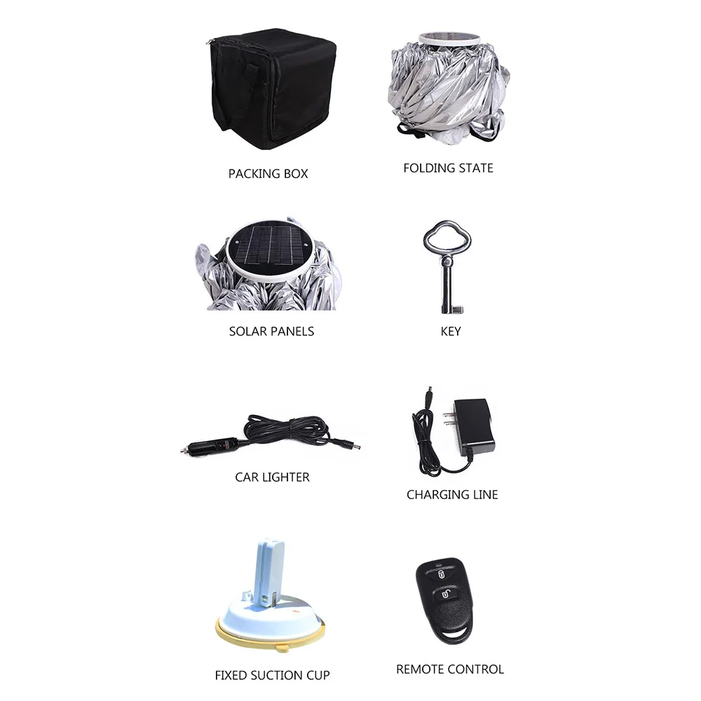 Полностью автоматический зонт от солнца для автомобиля с дистанционным