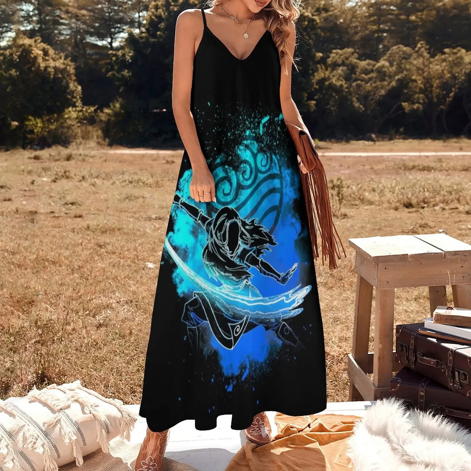 Женское платье Soul of the Waterbender Sister из полиэстера