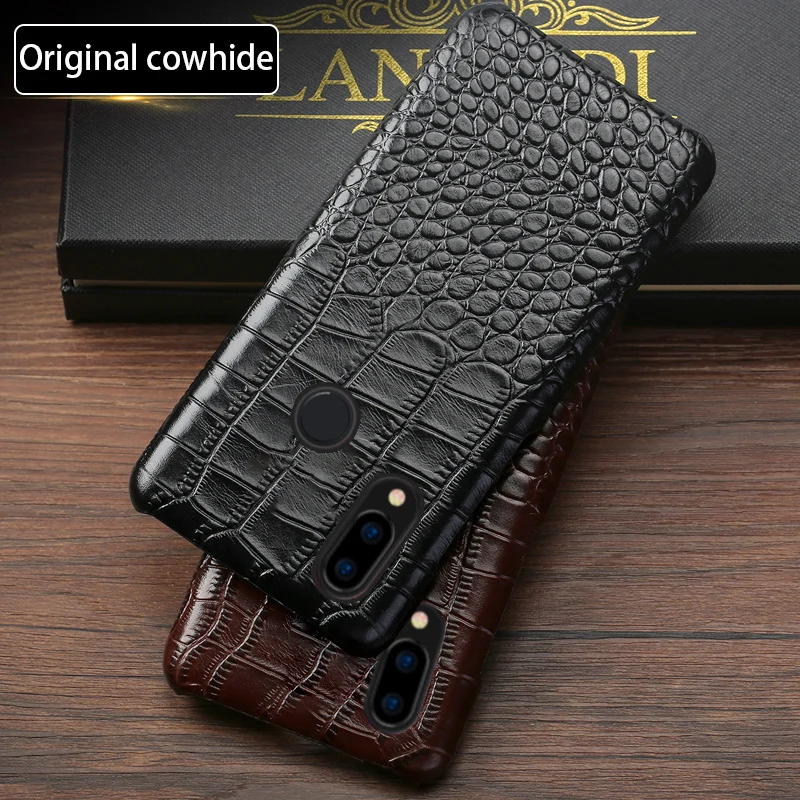 

Phone Case For Xiaomi Mi 8 9 9T A1 A2 Lite A3 Poco F1 Y3 Case For Redmi 4X 5 6a 7 7a Plus Note 5 6 7 8 Pro Cowhide Back Cover