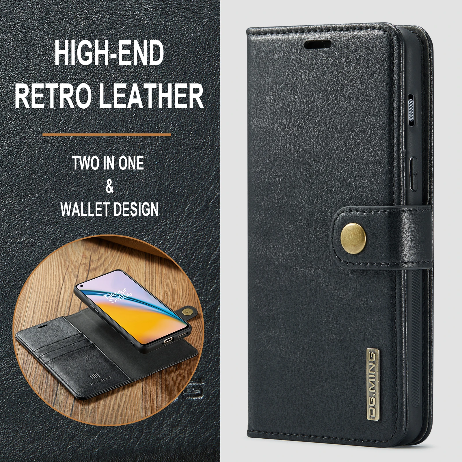 DG.Ming для OnePlus Nord 2 N20 5G N200 роскошный кожаный магнитный кошелек 9RT 9 10Pro Ace/10R - купить по