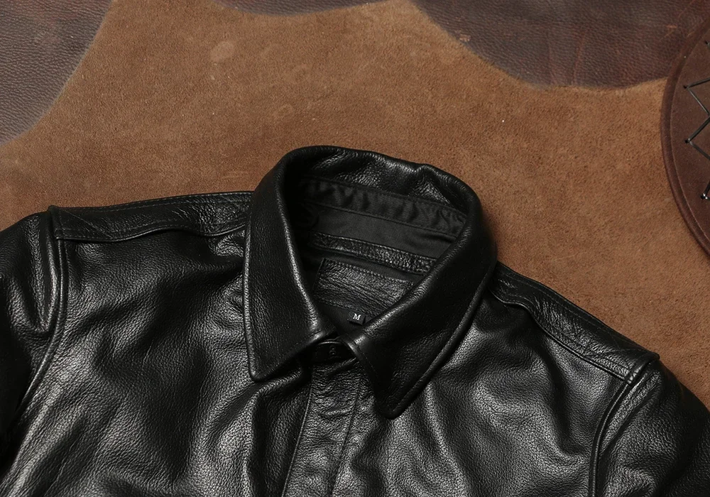 Тпая бритва американская винтажная куртка-авиатор формата А2 верхний слой