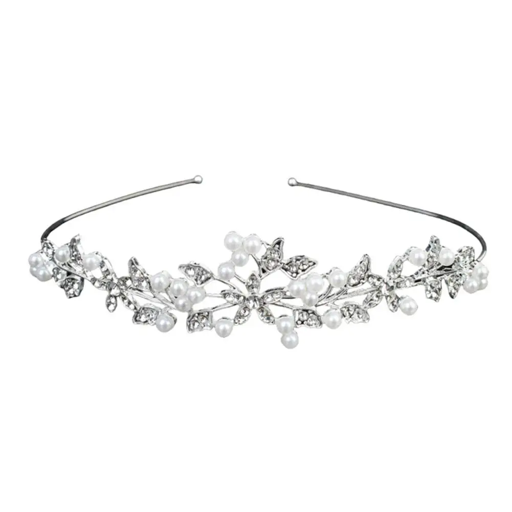 Королевская принцесса свадебные диадемы короны пресноводный жемчуг повязки для
