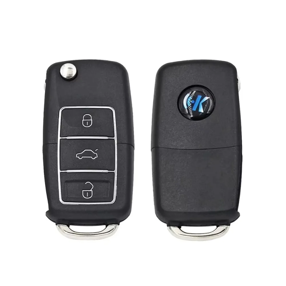 KEYDIY B-Series B01-3-LB Роскошный стиль черный оригинальный 3-кнопочный универсальный ключ