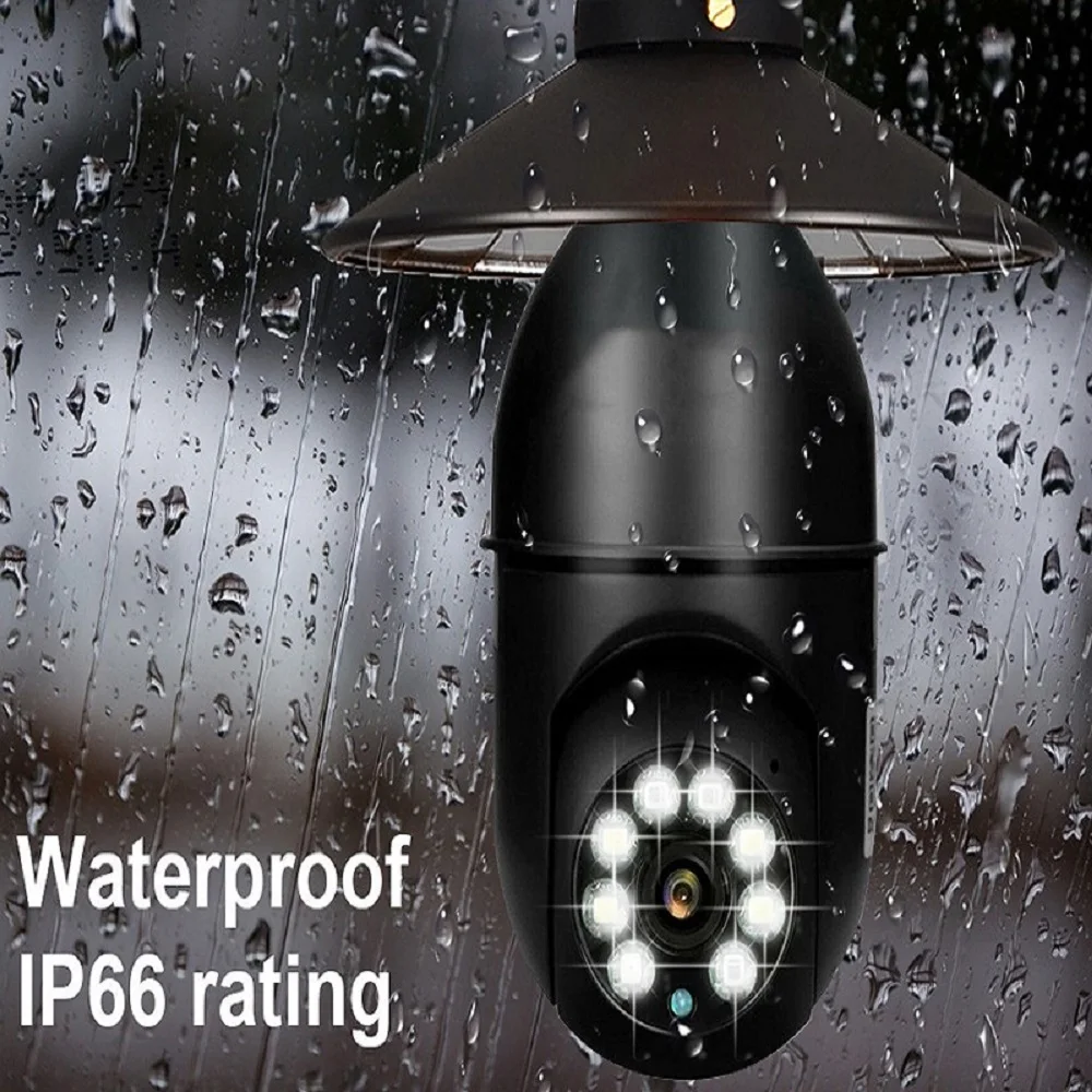 200W E27 Bulb Infrared Night Vision IP Camera Smart Home Security Baby Monitor Wifi Digital Zoom 2PM CCTV Surveillance | Безопасность и