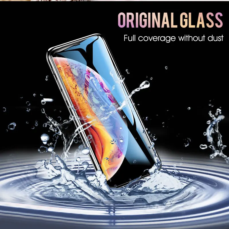 

3PCS Screen Protector Glass For iPhone 14Pro 11 12 13 MAX Full Cover Protective For iPhone11 12 X XR XS 7 8 MAX Tempered Glass