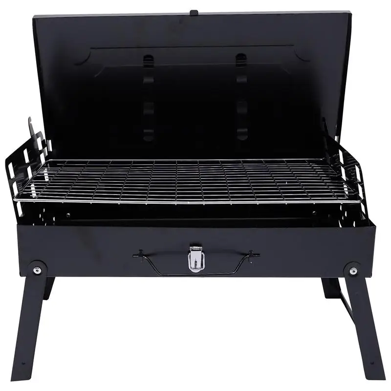 

1 Set Useful Durable Portable BBQ Rack Barbecue Grill Outdoor Barbecue Tool Charcoal Grill
