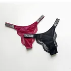 Бразильские трусики, бархатные кружевные сексуальные стразы, трусы с низкой талией, модное женское нижнее белье