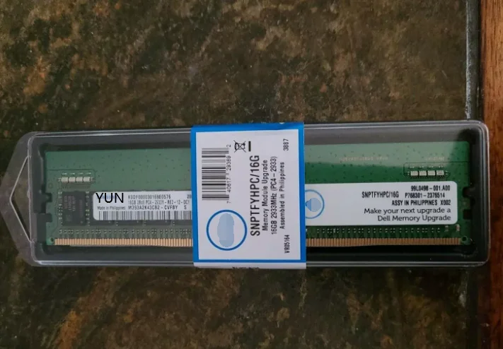 1 шт. для SNPTFYHPC/16 ГБ 16 ГБ 2RX8 PC4-2933Y DDR4 REG Серверная память