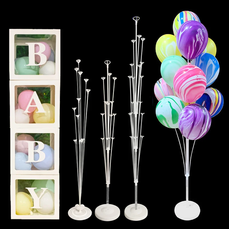 

1/2Set Balloons Stand Column Ballons Holder Wedding Birthday Party Decorations Supplies Kids Baby Shower Eid DIY Confetti Balons