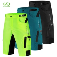 wosawe mens motorcycle shorts outdoor sports hiking zipper pocket breathable sweat cycling mountain bike bicycle mtb shorts