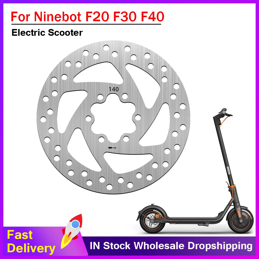 

140MM Brake Disc for Ninebot F20 F30 F40 for KUGOO M4 SPEEDWAY 4 ZERO 10 10X Electric Scooter Brake Spare 6 Holes Parts