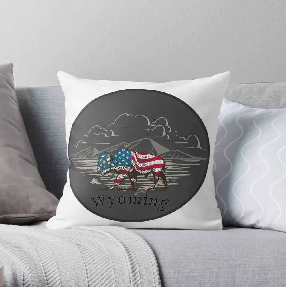 

Декоративная подушка Roam Wyoming на молнии с принтом, наволочка для автомобильной подушки, подушка в комплект не входит