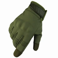 tactical gloves touch screen full finger glove hard shell fleece army military combat airsoft hunting hiking bicycle cycling men