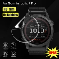 135pcs hd hydrogel screen protectors for garmin tactix 7 pro anti shatter anti scratch tpu protective film watch accessories