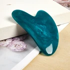 Массажер для лица Guasha, полимерный пчелиный воск, имитация Нефритовой доски, акупунктура, Уход за глазами, спа-массажер, инструмент для массажа лица