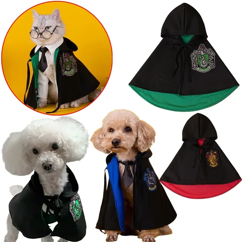 3 шт. волшебная шаль Академия Гарри Джеймса Поттера костюм для собаки аниме плащ