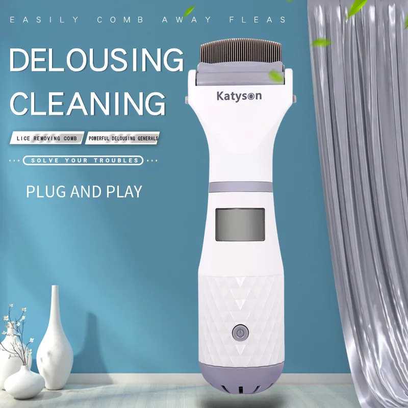 

Pet supplies are popular electric flea comb, louse remover, louse remover, hair comb cleaner supplies