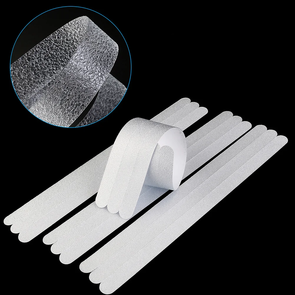 

24 Pcs Clear Tub Safety Bathtub Strips Bath Cloths Adults Non Strips Kids Bathtub No Slip Bathtub Mat Seat Belt
