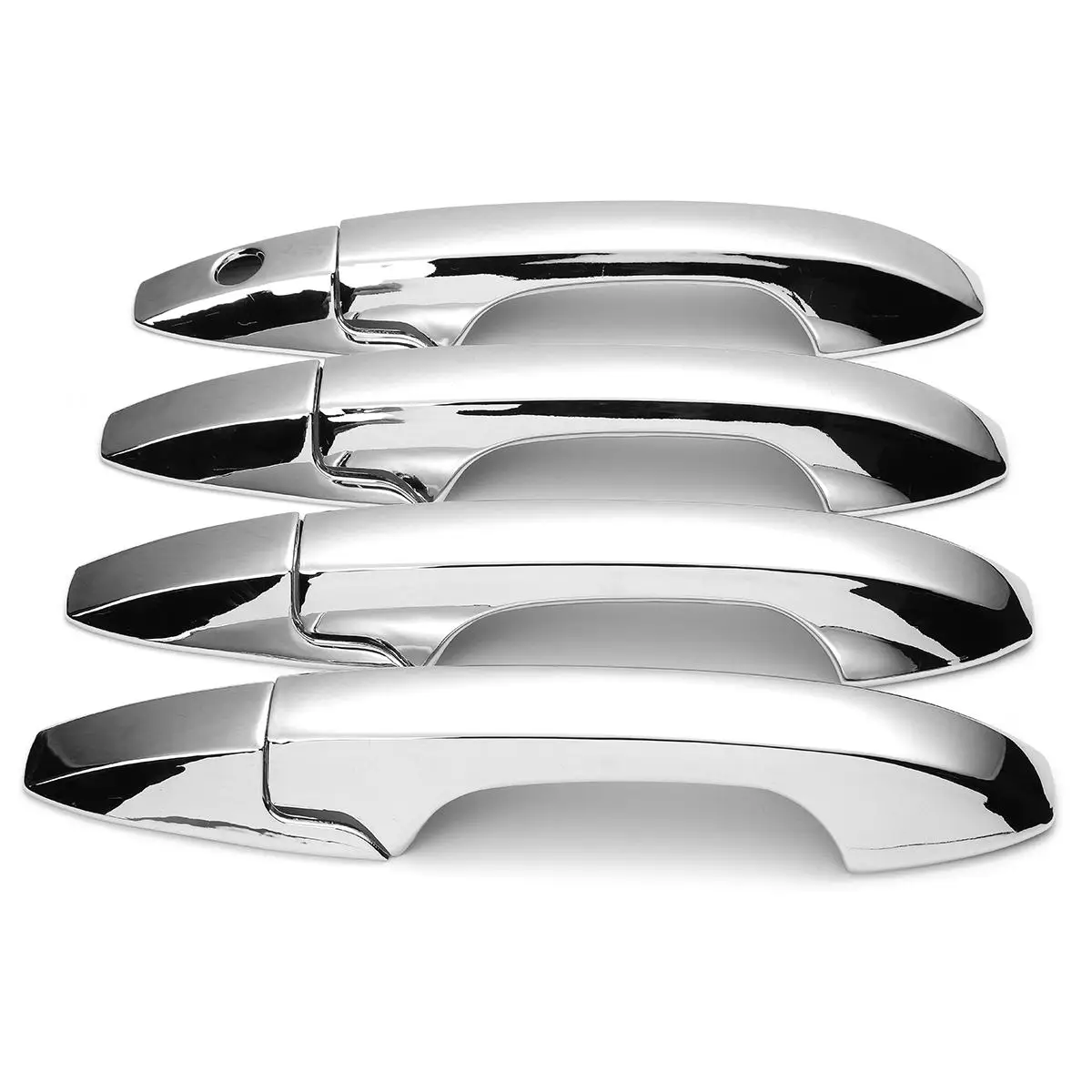 

8PCS SET Car Door Handle Frame Sticker For Honda for CR-V CRV SUV 2007 2008 2009-2011 Car Styling Chrome Carbon Cover Catch Cap