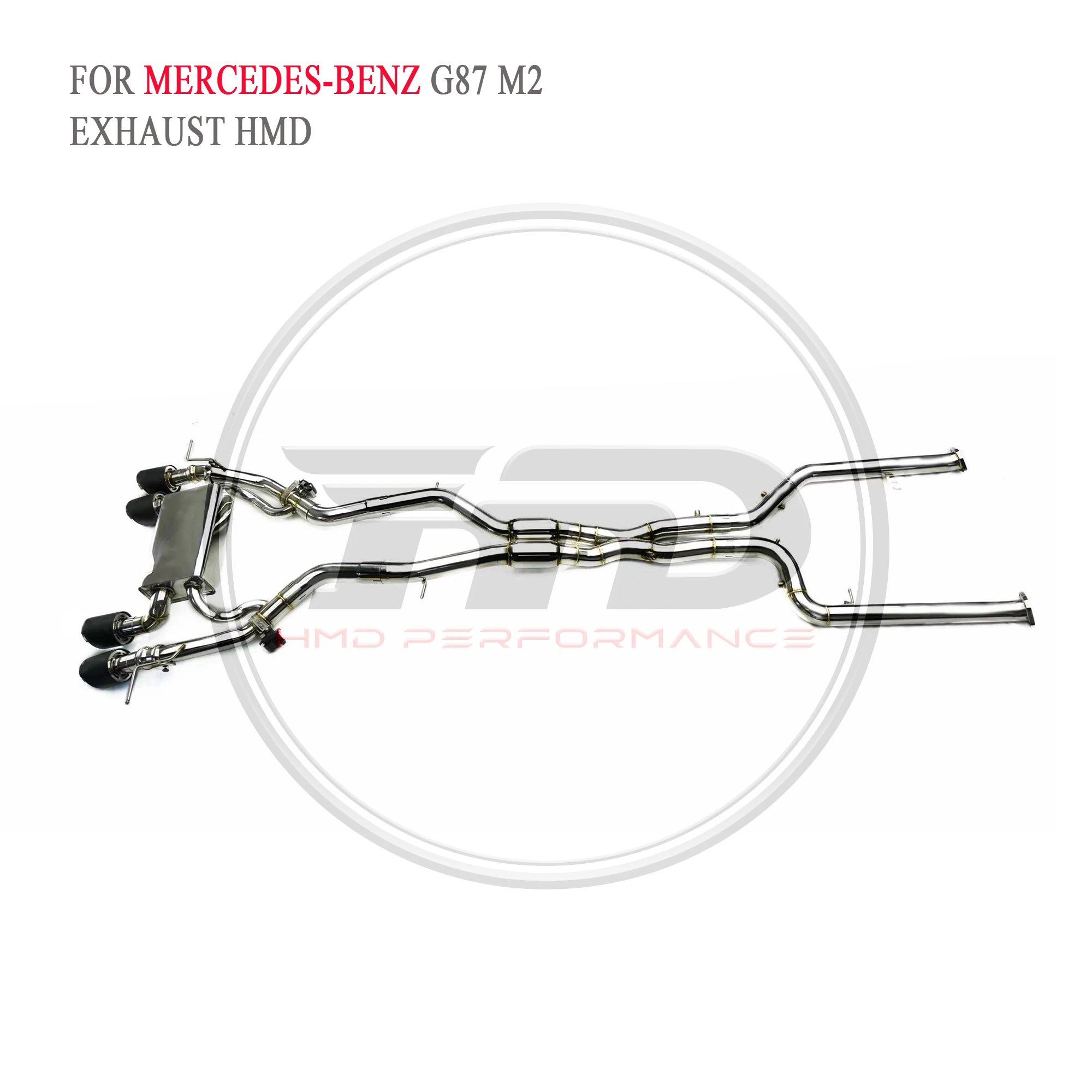 

HMD Stainless Steel exhaust system Performance Catback BMW G87 M2 2.0T 2014 Auto accessories electronic valve muffler