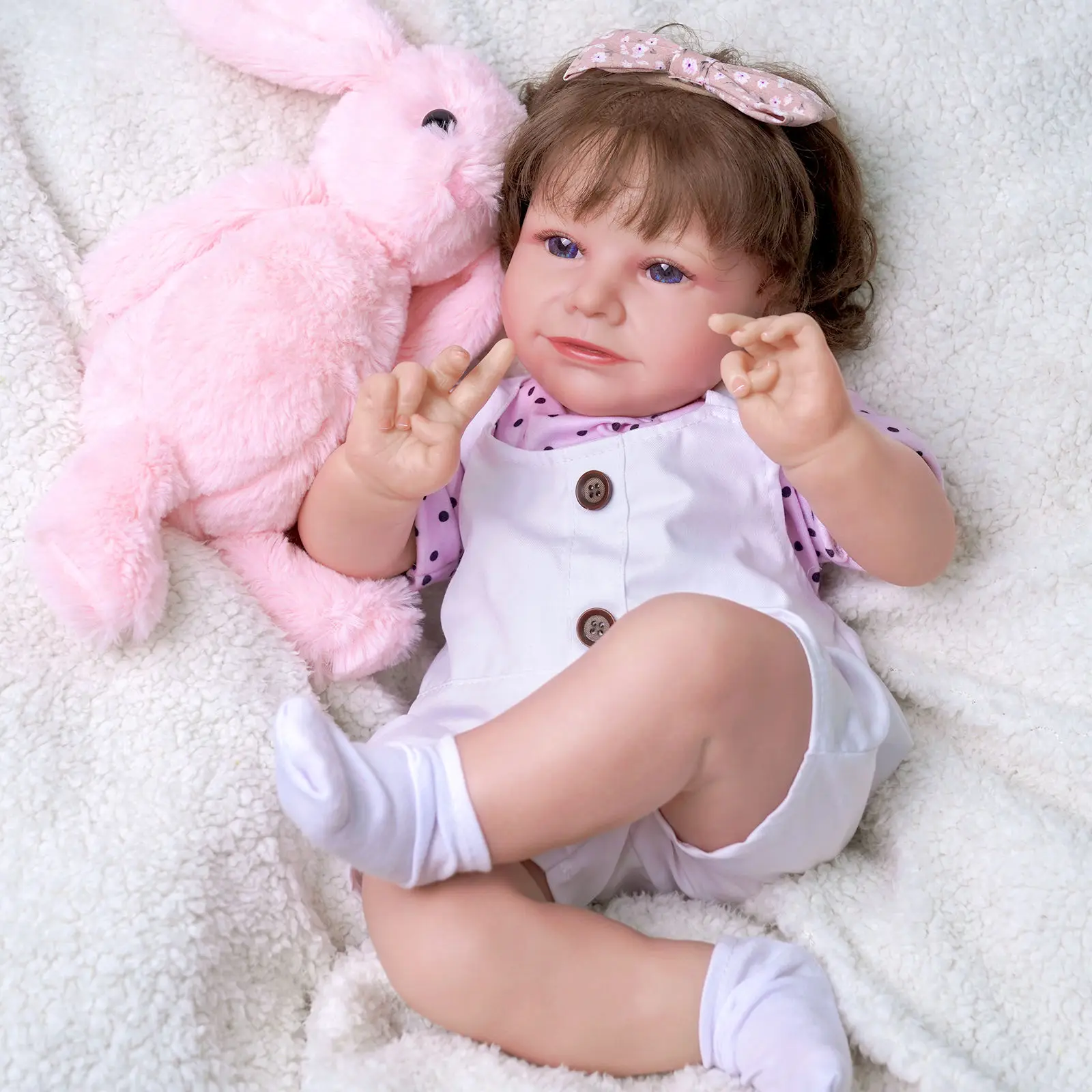 

Reborn Doll with Cloth Toy Birthday Gift for Girls Newborn bebe reborn Free Shipping bebe reborn menino куклы для девочек