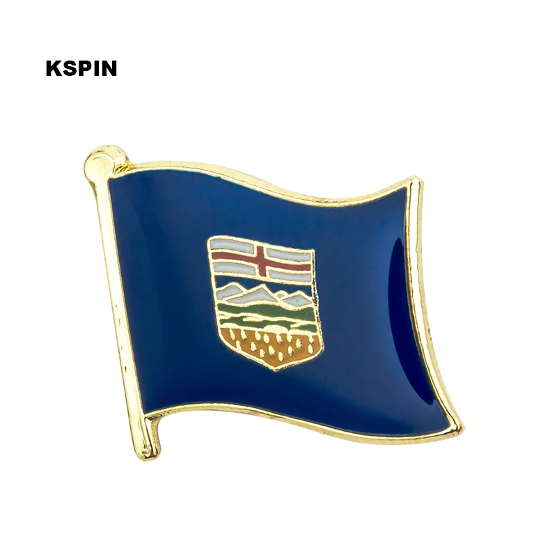 

ALBERTA Flag Badge Flag Laple Pin Badges Flag Brooch