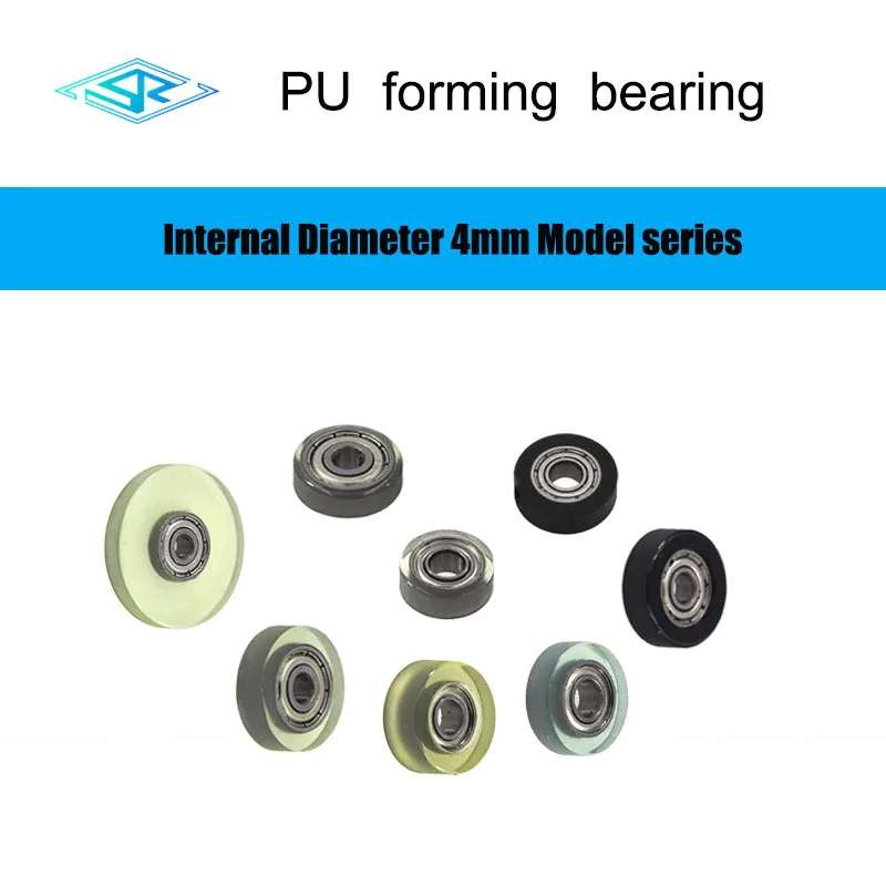

Manufacturer to supply Internal Diameter 4mm Model series polyurethane forming bearing Rubber coated pulley