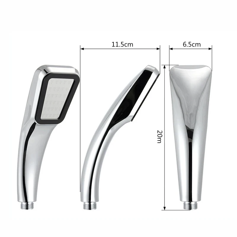 shower head high pressure 300 holes rain shower water saving one key to stop water nozzle bathroom accessories chuveiro free global shipping