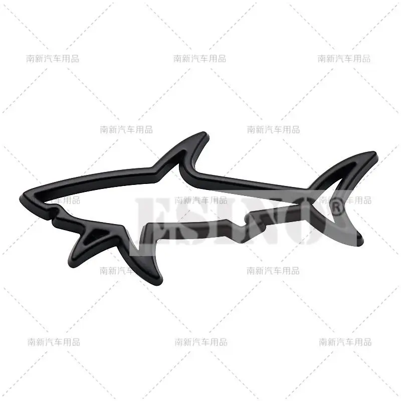 Автомобиль 3D Piranha Shark Carcharodon Carcharias металлический хромированный цинковый сплав