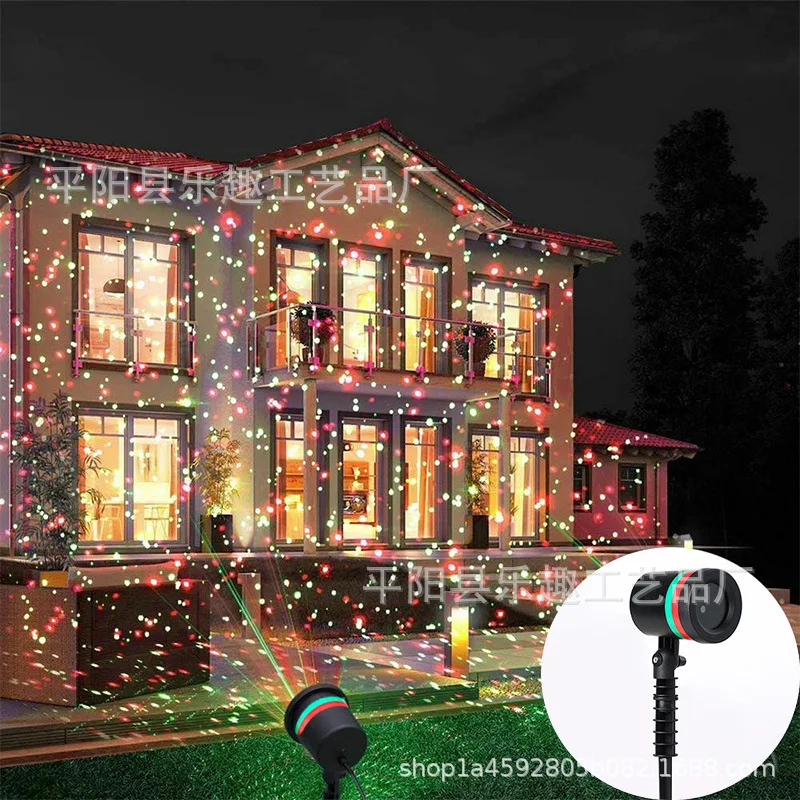 

Christmas projection lights courtyard all over the sky star laser laser lights outdoor lawn lights
