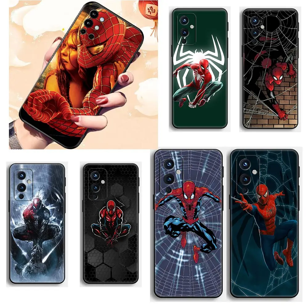 

Funda Phone Case for OnePlus Z 7 7T 8 8T 9 9R 9TR 10 Nord 2 CE N200 N100 N10 Pro 5G TPU Cases Coque Capa Marvel Spider Man Heros
