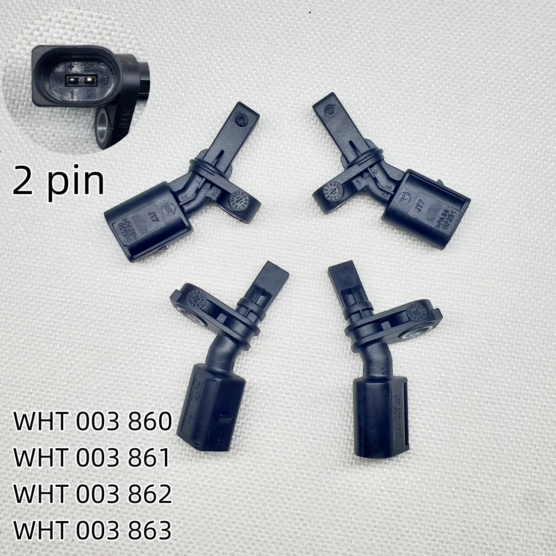 

for VW Golf MK7 Passat B8 Touran Tiguan Audi A3 Q3 8V TT Seat Skoda ABS speed Sensor WHT003860 WHT003861 WHT003862 WHT003863