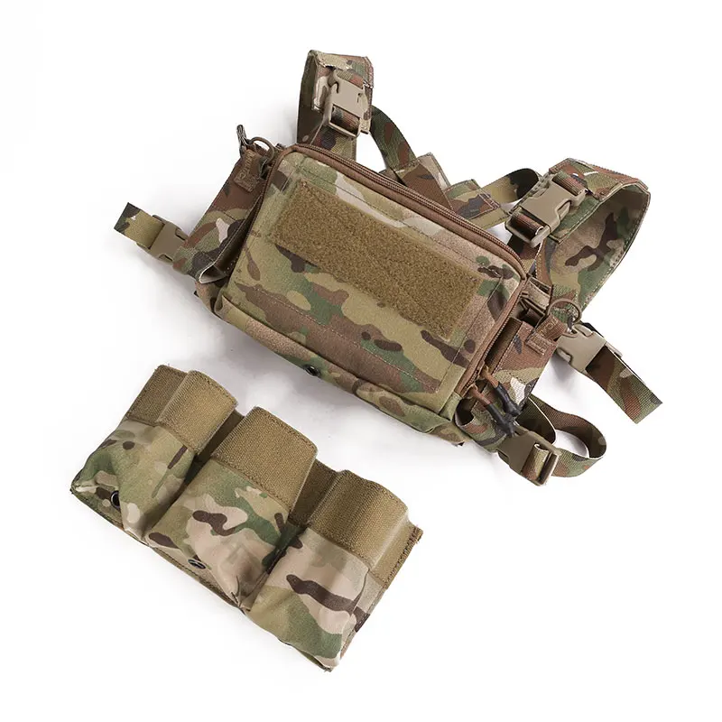 Фото Emersongear тактическая D3CR микро нагрудная установка модульная Пряжка для перевозки тарелок охотничий жилет страйкбольный боевой тренировочны... №5