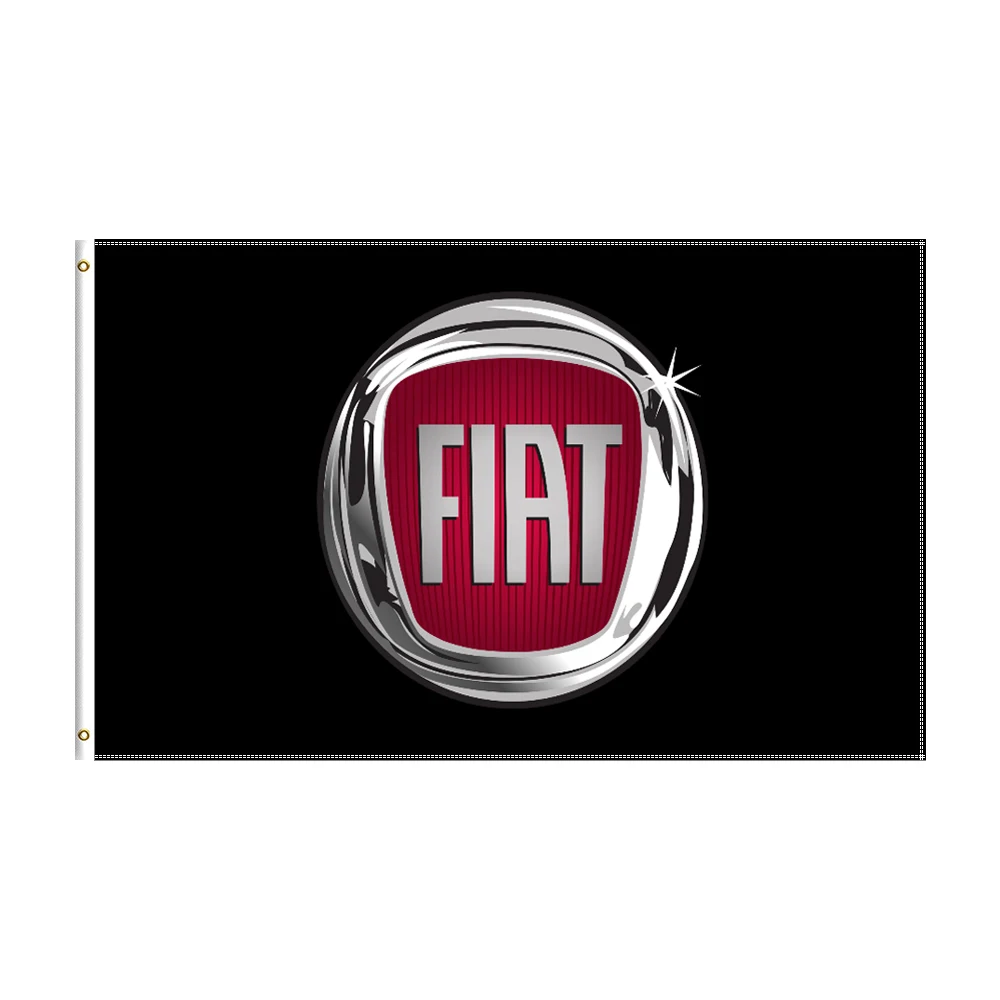 

3x5 Ft Fiat Flag Polyester Printed Car Racing Banner For Decor ft flag banner