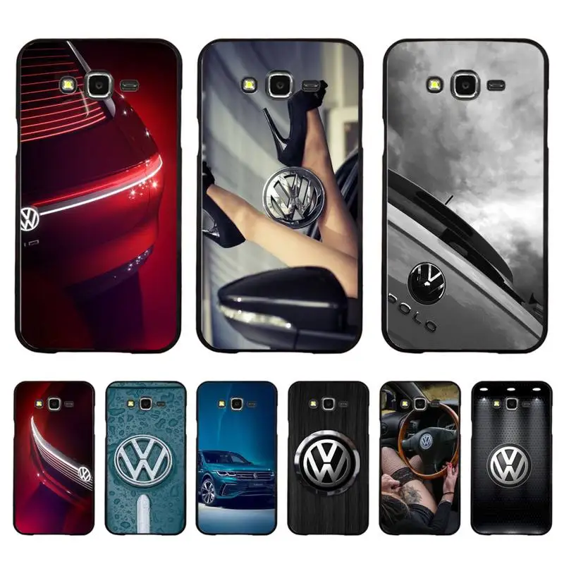 

V-Volkswagen Car LOGO Phone Case For Samsung J 7 plus 7core J7 neo J6 plus prime J6 J4 J5 Mobile Cover